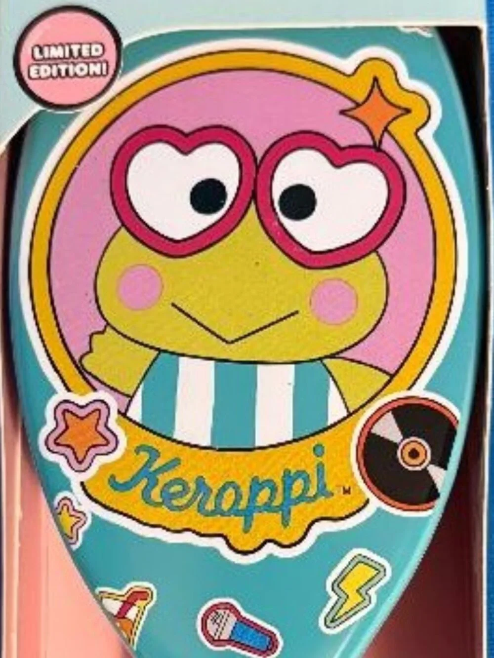 NEW & LIMITED EDITION KEROPPI HELLO KITTY ~ WET BRUSH ORIGINAL DETANGLER BRUSH